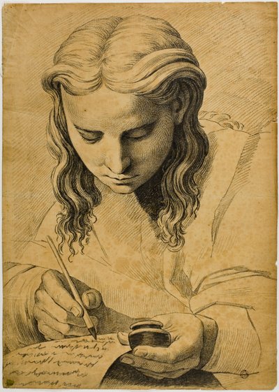 Giovane seduto da Raphael