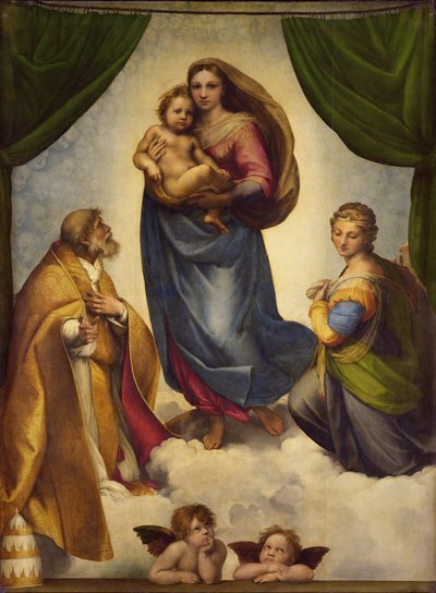 La Madonna Sistina da Raphael
