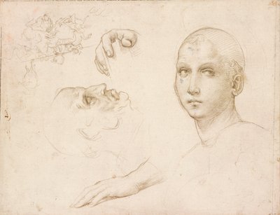 Studi per la Trinità di San Severo da Raphael
