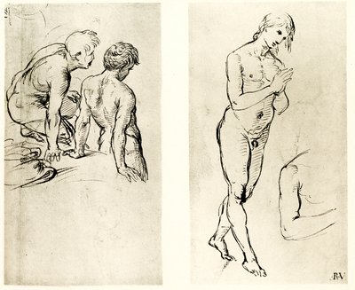 Studio su una figura in preghiera da Raffaello Sanzio Raphael