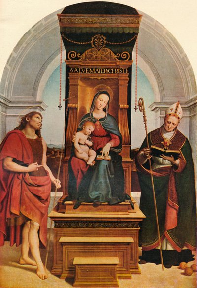 La Madonna Ansidei, 1505 da Raffaello Sanzio Raphael