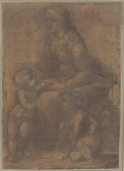La Madonna e il Bambino con San Giovanni Battista da Raphael