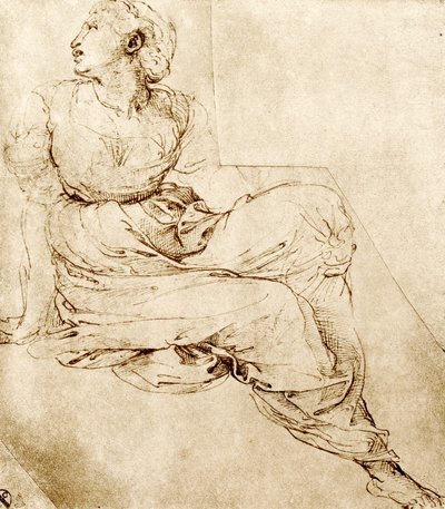 La Musa Erato da Raffaello Sanzio Raphael