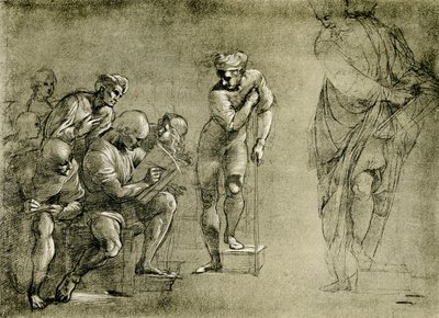 Il gruppo di Pitagora dalla Scuola di Atene da Raffaello Sanzio Raphael