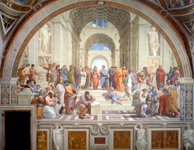 La scuola di Atene, 1509-1511 da Raphael