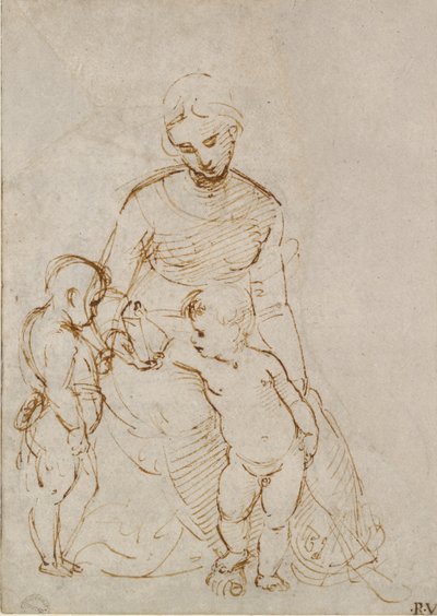 La Vergine e il Bambino con San Giovanni da Raphael