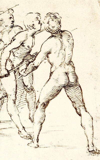 Tre guerrieri in attesa dell