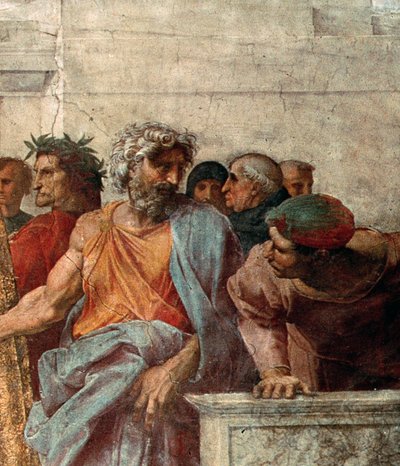 Disputa, dalla Stanza della Segnatura, 1508-11 (dettaglio) da Raffaello Sanzio Raphael