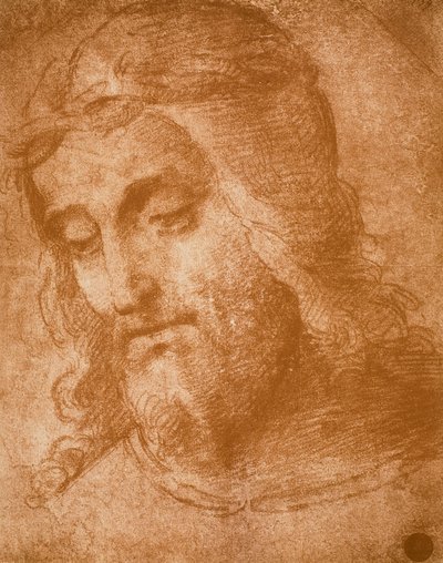 Studio per il volto del Redentore da Raffaello Sanzio Raphael