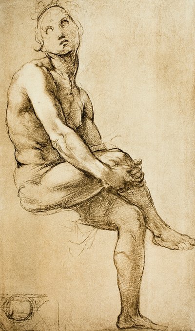 Studio di una figura umana da Raffaello Sanzio Raphael
