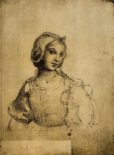 Studio di una donna da Raffaello Sanzio Raphael