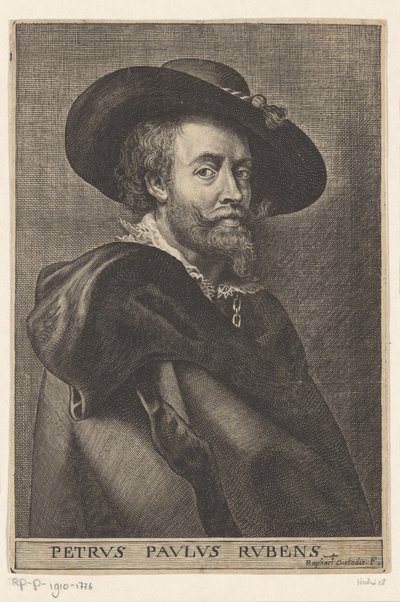 Ritratto di Peter Paul Rubens (Petrus Paulus Rubens) da Raphael Custos