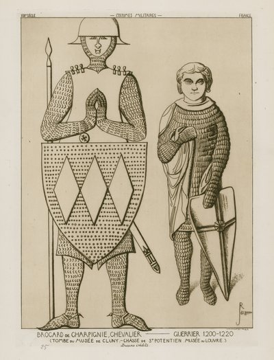 Brocard di Charpignie, cavaliere - soldato, 1200-1220 da Raphael Jacquemin