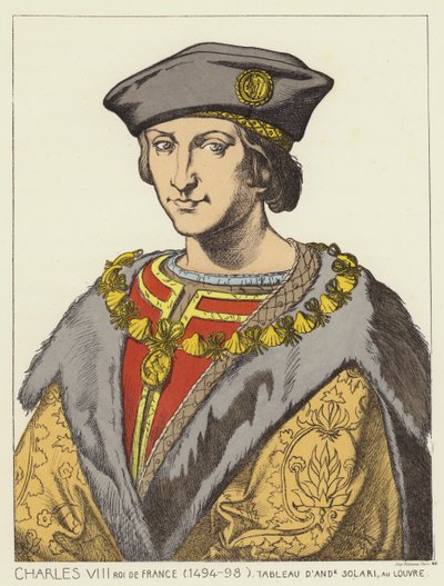 Carlo VIII re di Francia da Raphael Jacquemin