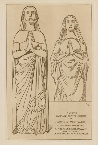 Contesse di Neuchatel, XIV secolo da Raphael Jacquemin