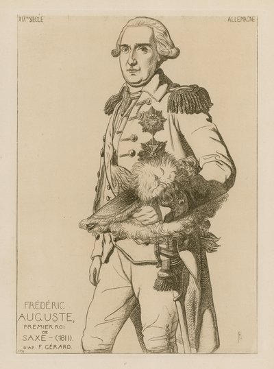 Federico Augusto, primo re di Sassonia, 1811 da Raphael Jacquemin
