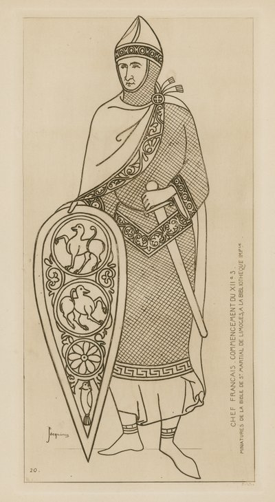 Capo francese, inizio del XII secolo da Raphael Jacquemin