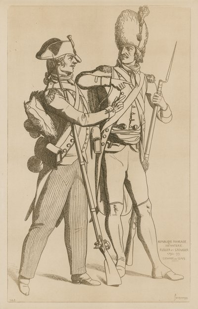 Fanteria della Repubblica Francese da Raphael Jacquemin