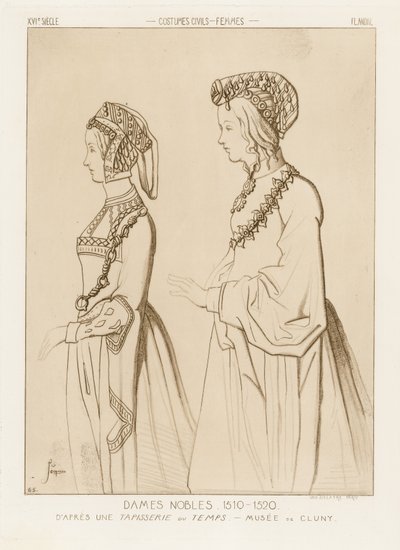 Donne nobili, 1510-1520 da Raphael Jacquemin