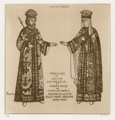 Principi slavi in costume come l