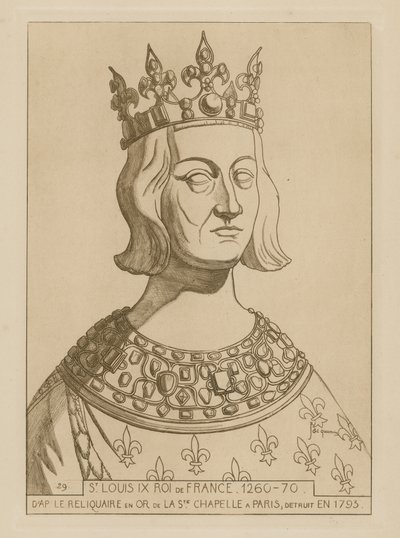 San Luigi IX, Re di Francia, 1260-1270 da Raphael Jacquemin