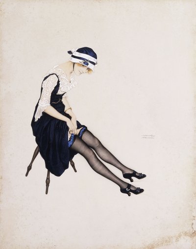 La giarrettiera da Raphael Kirchner