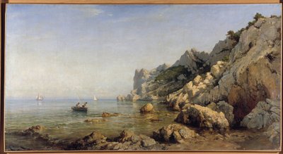 La costa delle Calanques di Sormiou vicino a Marsiglia da Raphael Luc Ponson