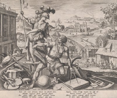 Lavoro, 1591 da Raphael Sadeler