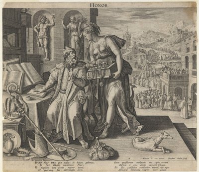 Onore, 1591 da Raphael Sadeler the Elder