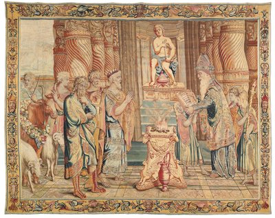 Arazzo mitologico, Parigi da Raphael de la Planche