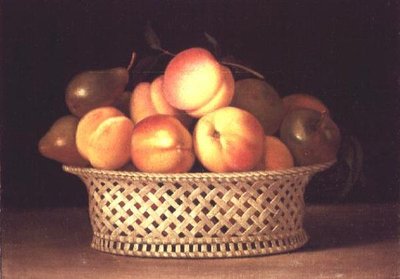 Ciotola di pesche da Raphaelle Peale