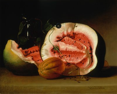 Meloni e Gloria Mattutina da Raphaelle Peale