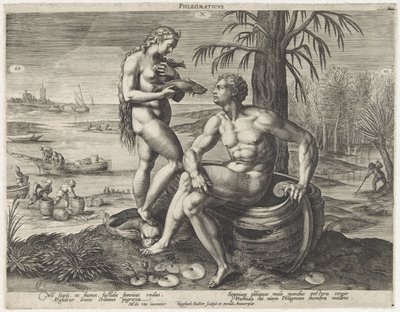 Temperamento flemmatico da Raphaël Sadeler (I)