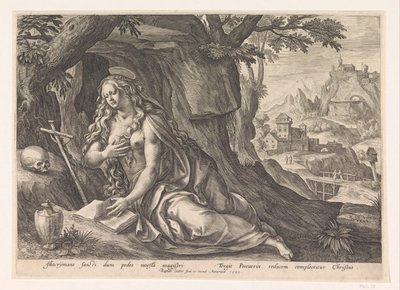 Maria Maddalena nel deserto da Raphaël Sadeler (I)