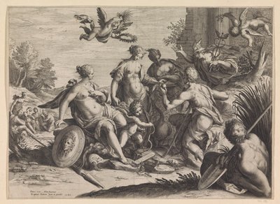 Il giudizio di Paride da Raphaël Sadeler (I)