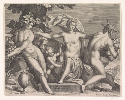 Venere, Bacco e Cerere da Raphaël Sadeler (I)