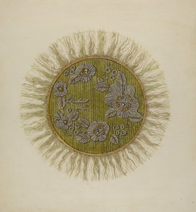 Tappetino di Perline per Lampada da Raymond Manupelli