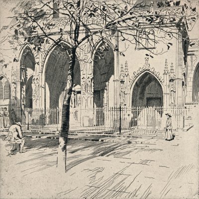 Facciata della Chiesa di St Germain-l