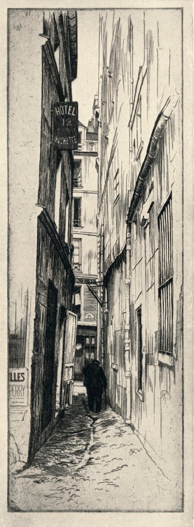 Rue du Chat Qui Peche, 1915 da Raymond Ray Jones