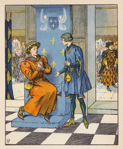 Conversazione segreta di Jeanne con Carlo VII da Raymond de la Neziere