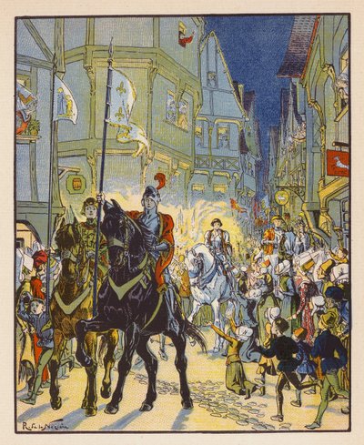 Entrata di Giovanna a Orleans da Raymond de la Neziere