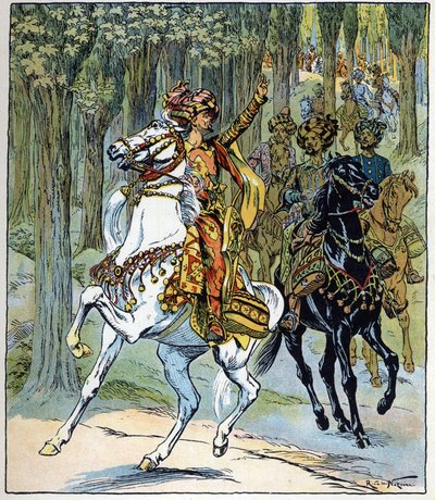 Ladri a Cavallo: illustrazione per il racconto 