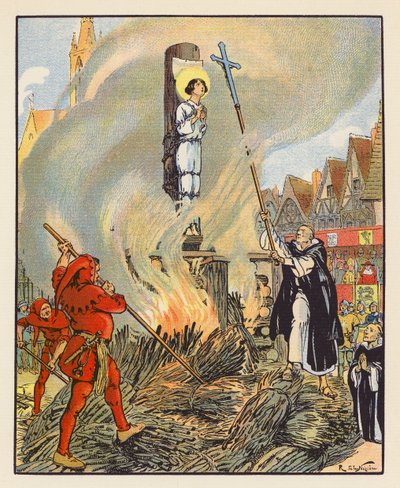 Supplice De Jeanne A Rouen da Raymond de la Neziere
