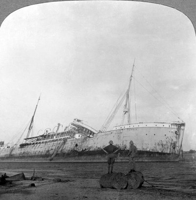 Incrociatore tedesco affondato al largo di Dar es Salaam, Tanzania, Prima Guerra Mondiale da Realistic Travels Publishers