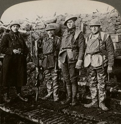 Mitraglieri Lewis, Hollebeke, Belgio, Prima Guerra Mondiale da Realistic Travels Publishers