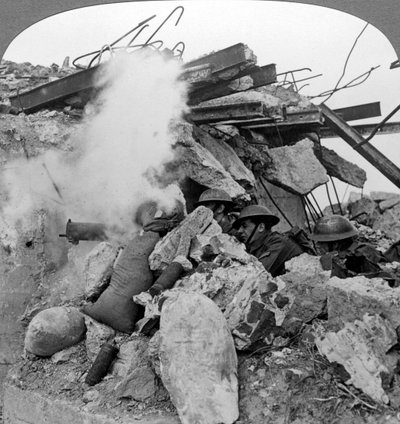 Nido di mitragliatrici, Poelcappelle, Belgio, Prima Guerra Mondiale, 1914-1918 da Realistic Travels Publishers