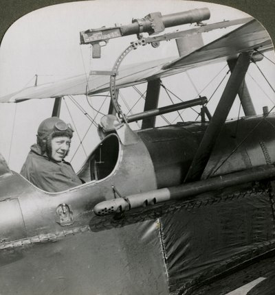 Sopwith Scout con pistola fotografica montata sull