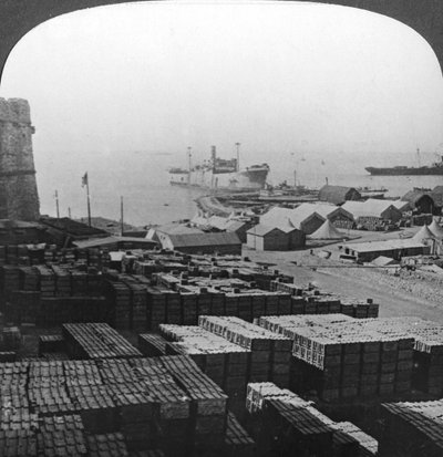 Magazzini a Sedd el Bahr, Gallipoli, Turchia, Prima Guerra Mondiale, 1915 da Realistic Travels Publishers
