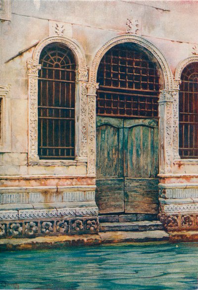 Un portale rinascimentale, Venezia, c1903 da Reginald Barratt