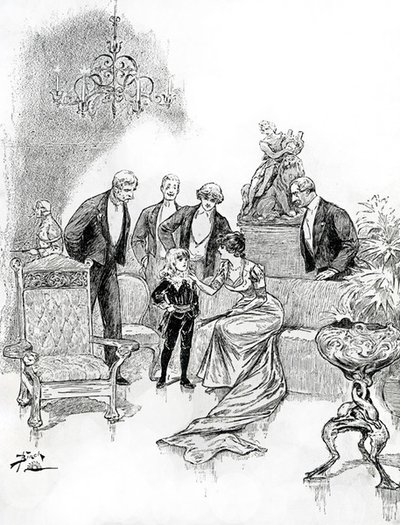 Illustrazione per Il piccolo Lord Fauntleroy (incisione) da Reginald Bathurst Birch